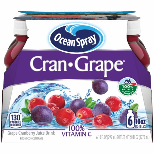 Ocean Spray Cran-Grape Juice Drink Perspective: front