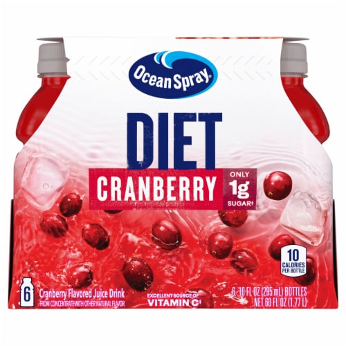 Ocean Spray Diet Cranberry Juice Drink 6 bottles 10 fl oz