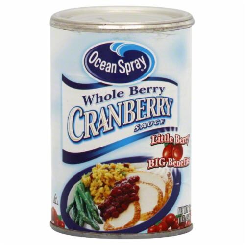 Ocean Spray Whole Cranberry Sauce Perspective: front