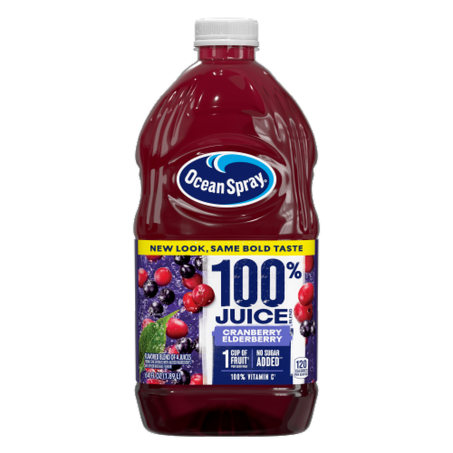 Ocean Spray® Cranberry Elderberry Juice Blend Perspective: front