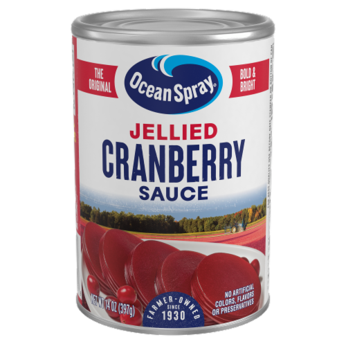 Ocean Spray® Jellied Cranberry Sauce Perspective: front