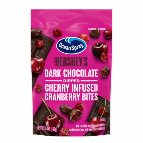 Ocean Spray® Hershey's Dark Chocolate Dipped Cherry Infused Cranberry ...