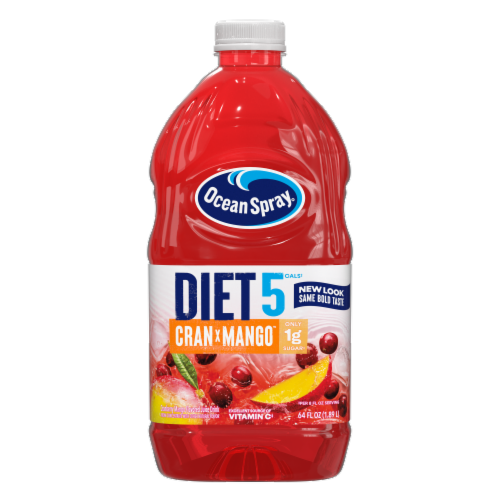 Ocean Spray® Diet Cran-Mango™ Juice Drink Perspective: front