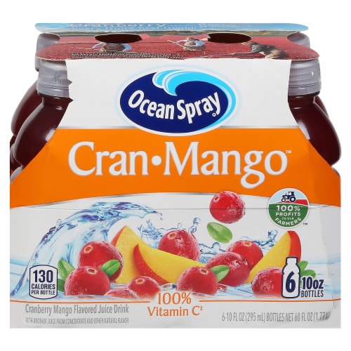 Ocean Spray® Cran-Mango Juice Drink Perspective: front