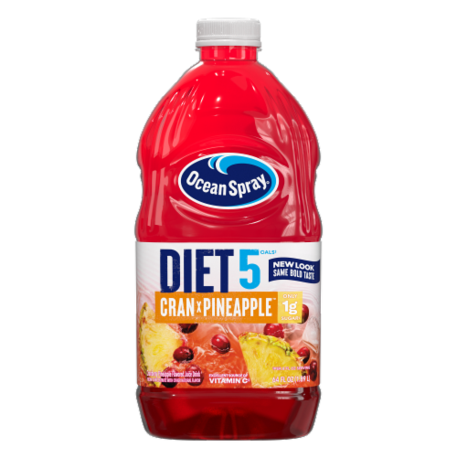 Ocean Spray Diet Cran-Pineapple Juice Drink Perspective: front