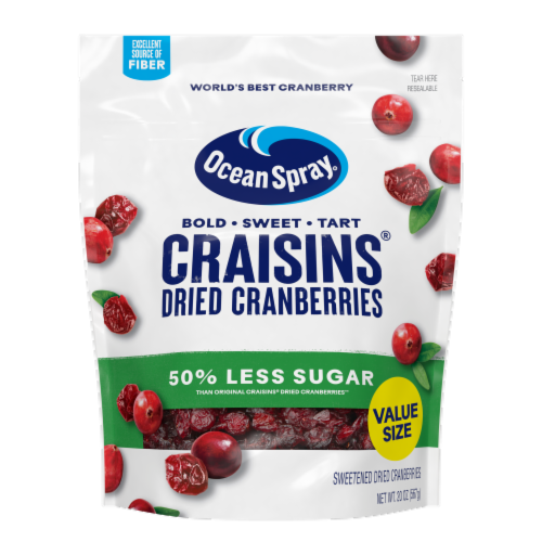 Ocean Spray® Reduced Sugar Craisins® Value Pack Perspective: front