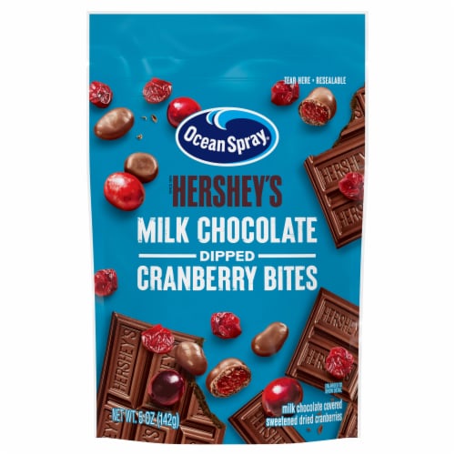 Ocean Spray® Milk Chocolate Covered Craisins® Perspective: front
