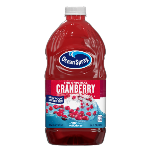 Ocean Spray® Original Cranberry Juice Cocktail Perspective: front