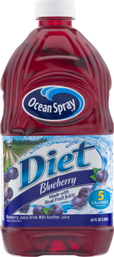 Ocean Spray Diet Blueberry Juice Cocktail Perspective: front