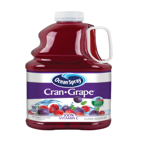 Ocean Spray® Cran-Grape™ Juice Drink Perspective: front