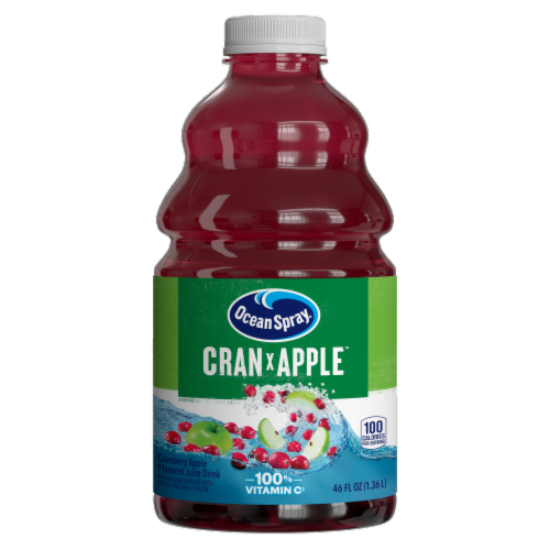 Ocean Spray® 100% Vitamin C Cran-Apple™ Juice Perspective: front