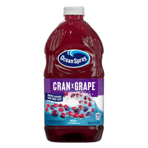Ocean Spray® Cran-Grape Juice Drink Perspective: front
