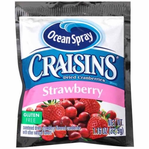 Craisins Strawberry Dried Cranberries, 1.16 Ounce. -- 200 per case. Perspective: front