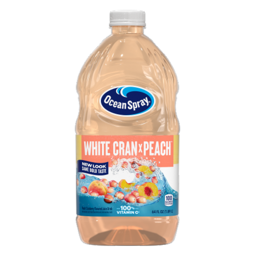 Ocean Spray® White Cran-Peach™ Juice Drink Perspective: front