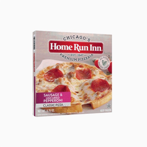 Home Run Inn® Classic Sausage & Uncured Pepperoni Frozen Pizza Perspective: front