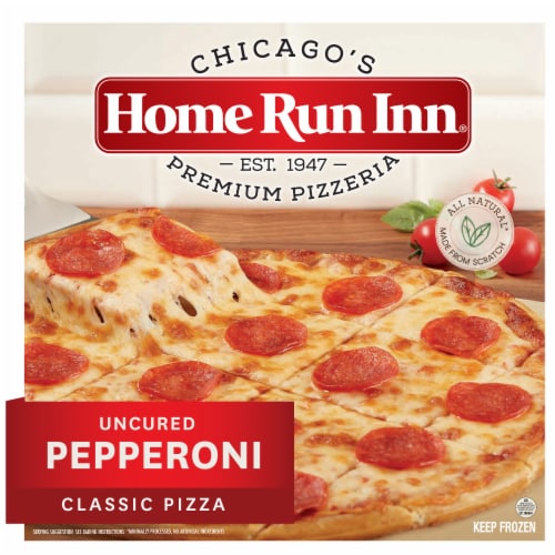 Home Run Inn® Classic Uncured Pepperoni Frozen Pizza Perspective: front