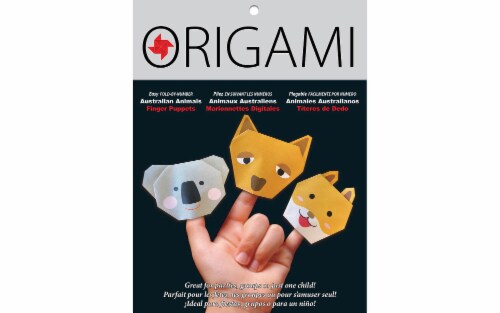 Y&C Origami Paper Finger Puppets Australia Animals, 1 - Fred Meyer