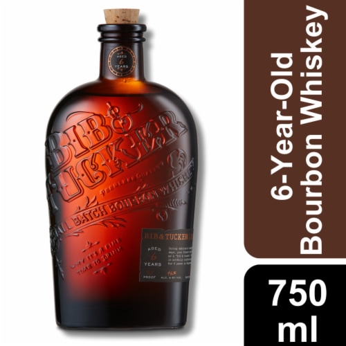 Bib & Tucker Aged 6 Years Small Batch Kentucky Bourbon Whiskey Perspective: front