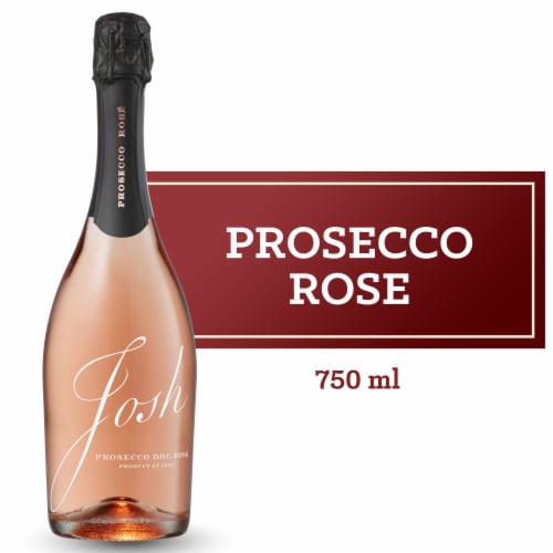 Josh Cellars Extra Dry Rose Millesimato Glera Prosecco Italy Sparkling Wine Perspective: front