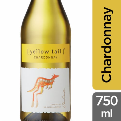Yellow Tail Chardonnay Australian White Wine Perspective: front