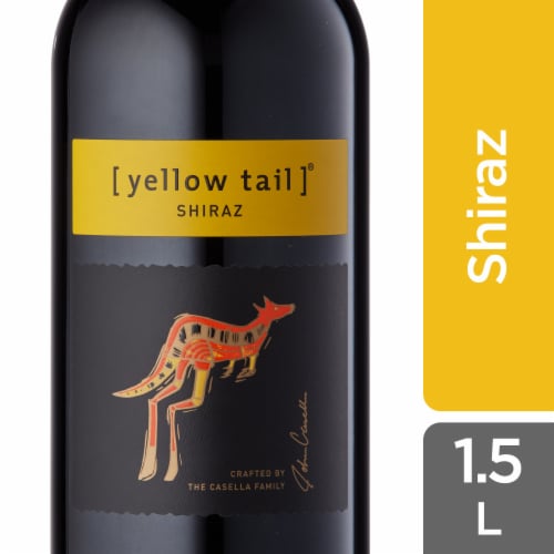 Yellow Tail Shiraz Australia Red Wine Perspective: front