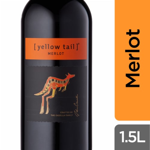 Yellow Tail Merlot Australia Red Wine Perspective: front