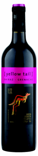 Yellow Tail Shiraz/Grenache South Eastern Australia Red Wine Perspective: front