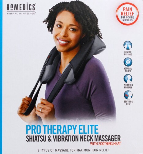 Pro Therapy Elite Shiatsu and Vibration Neck Massager - Homedics