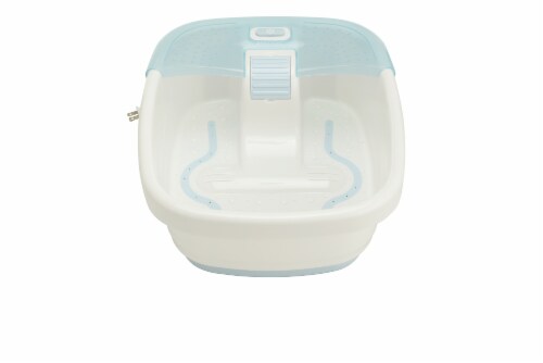 HoMedics Bubblebliss DeluxeHeated Foot Spa - Blue Perspective: front