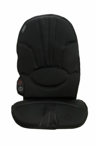 HoMedics Portable Back Massage Heated Cushion - Black, 1 ct - Kroger