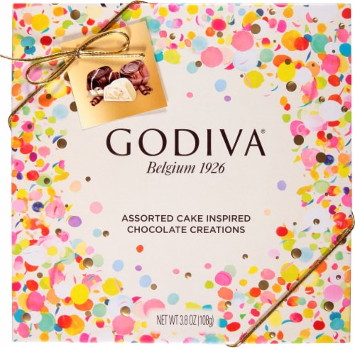 Godiva® Assorted Cake Inspired Chocolate Creations Gift Box Perspective: front