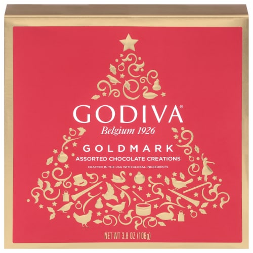 Godiva® Holiday Chocolatier Candy Gift Box Perspective: front