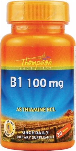 Thompson  B1 Tablets 100 mg Perspective: front