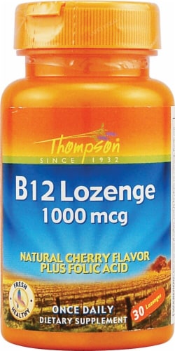 Thompson  B12  Cherry Lozenges Perspective: front