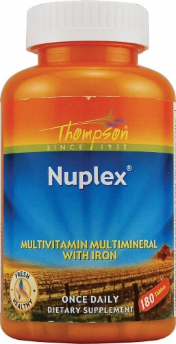 Thompson  Nuplex® Multivitamin with Iron Perspective: front