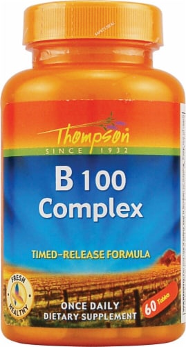 Thompson  B 100 Complex Timed-Release Capsules Perspective: front