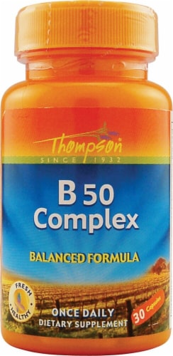 Thompson  B 50 Complex Capsules Perspective: front
