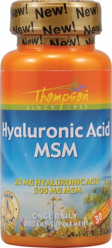 Thompson  Hyaluronic Acid Plus MSM Perspective: front