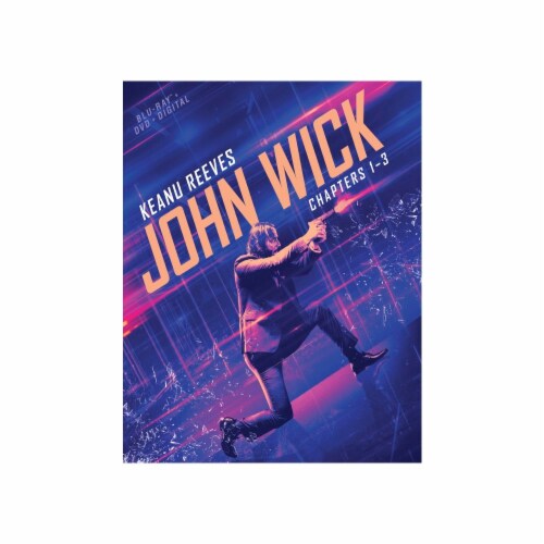 John Wick: Chapters 1-3 (Blu-ray + DVD + Digital) Perspective: front