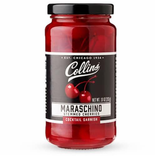 10 oz. Stemmed Cocktail Cherries by Collins Perspective: front