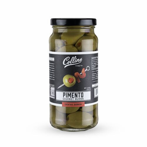 5 oz. Gourmet Martini Pimento Olives by Collins Perspective: front