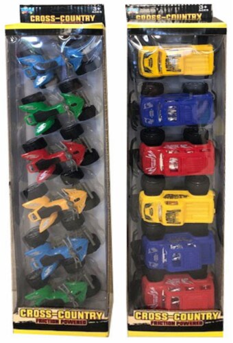 Misco Toys Cross Country Friction Powered Value Pack Perspective: front