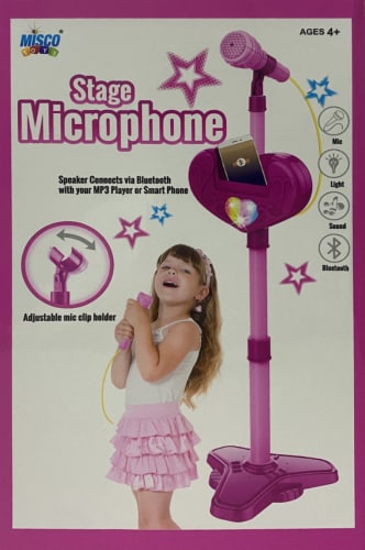 Misco Toys® Stage Microphone Perspective: front