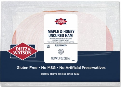 Dietz & Watson® Honey Maple Uncured Ham Perspective: front