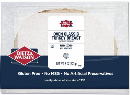Dietz & Watson® Oven Classic Turkey Breast Slices Perspective: front