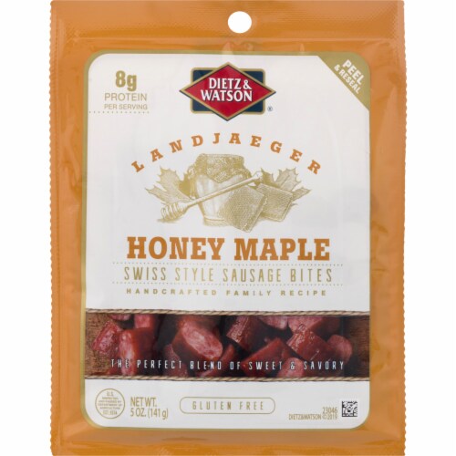 Dietz Watson Honey Maple Landjaeger Swiss Style Sausage Bites 5 oz Kroger