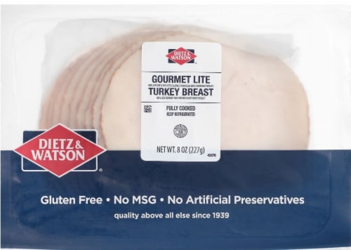 Dietz & Watson® Gourmet Lite Turkey Deli Meat Perspective: front