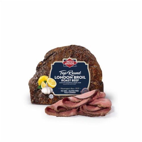 Dietz & Watson® London Broil Roast Beef Fresh Sliced Deli Meat Perspective: front