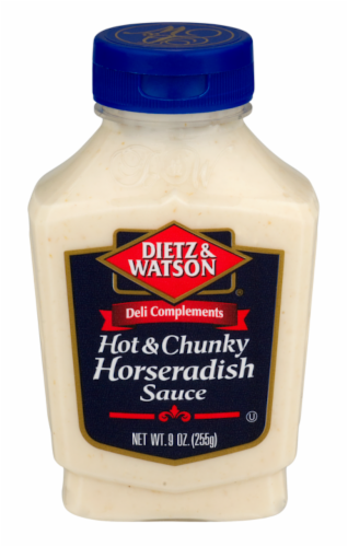 Dietz & Watson Hot & Chunky Horseradish Sauce Perspective: front