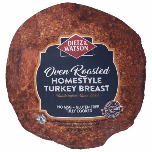 Dietz & Watson® Homestyle Browned Turkey Fresh Sliced Deli Meat Perspective: front
